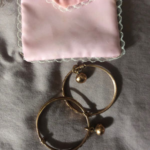 Unbranded Jewelry - Pair of Infant Baby Bangle Bell Bracelets NEW Unbranded Jewelry - Pair of Infant Baby Bangle Bell Bracelets NEW